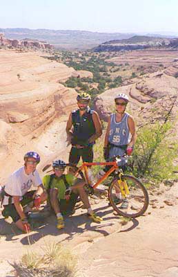 Moab, Utah slickrock formations.