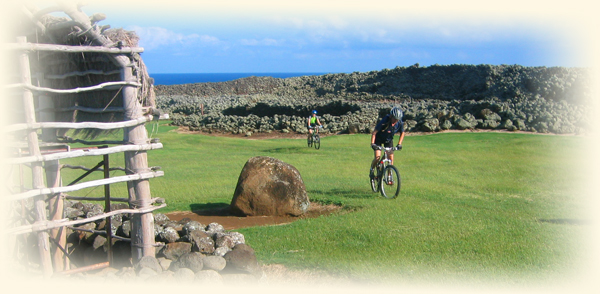 Hawaiian history and remote ocean coast mountain biking.