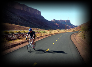 Guided Road Cycling in Moab