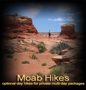 Guided day hikes around Moab