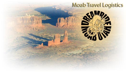 Moab logistical travel information.